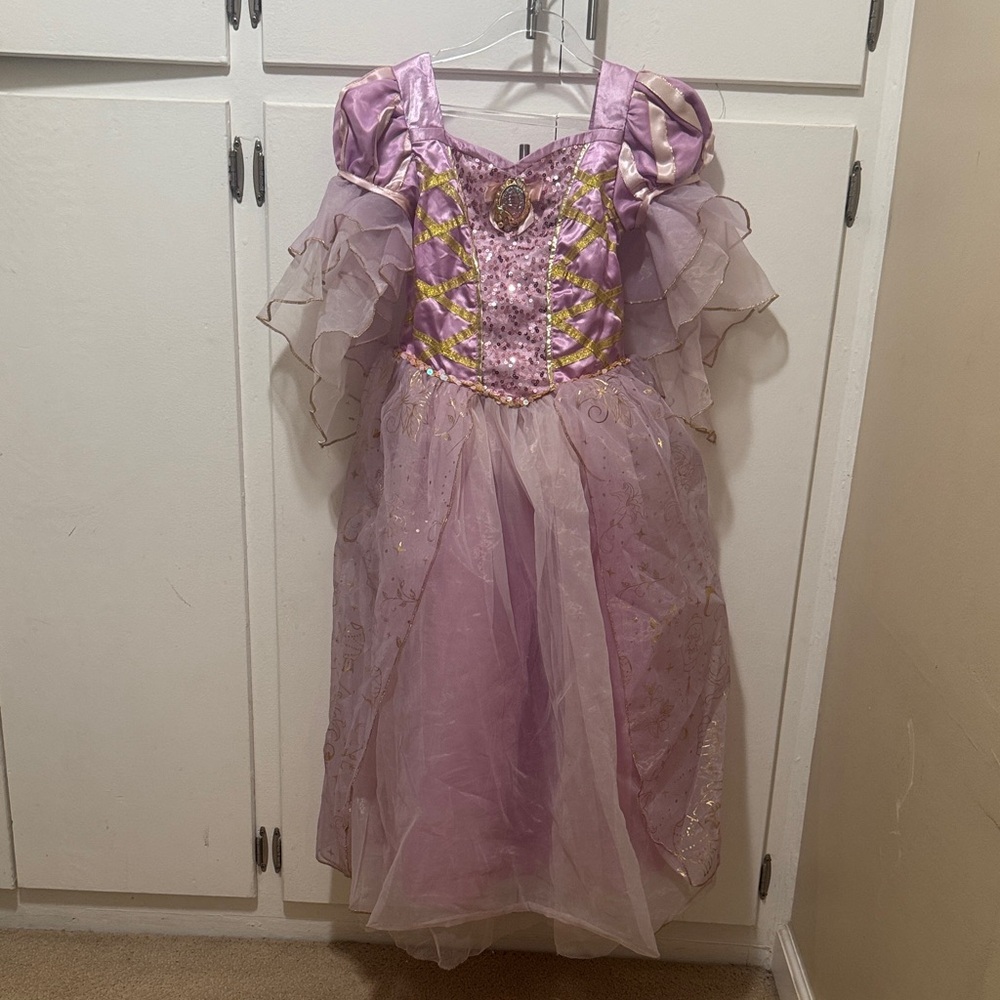 Disney Rapunzel Magical Pink and Gold Princess Costume